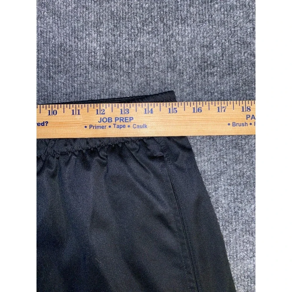 Jordan Athletic Shorts Mens Medium Black Mesh Reversible Elastic Waist Pony Logo